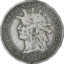Moneta, Guadalupe, Franc, 1903, BB, Rame-nichel, KM:46
