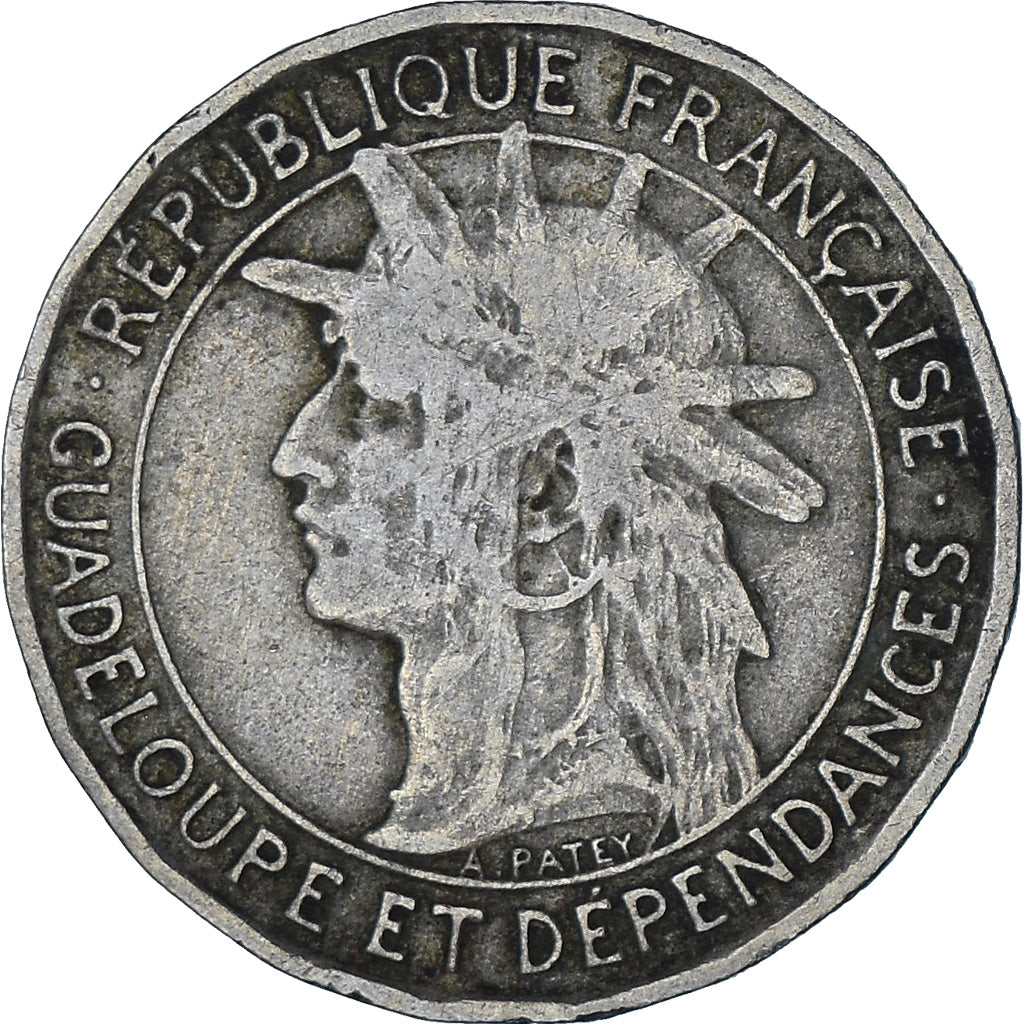 Monnaie, Guadeloupe, Franc, 1903, TTB, Cupro-nickel, KM:46