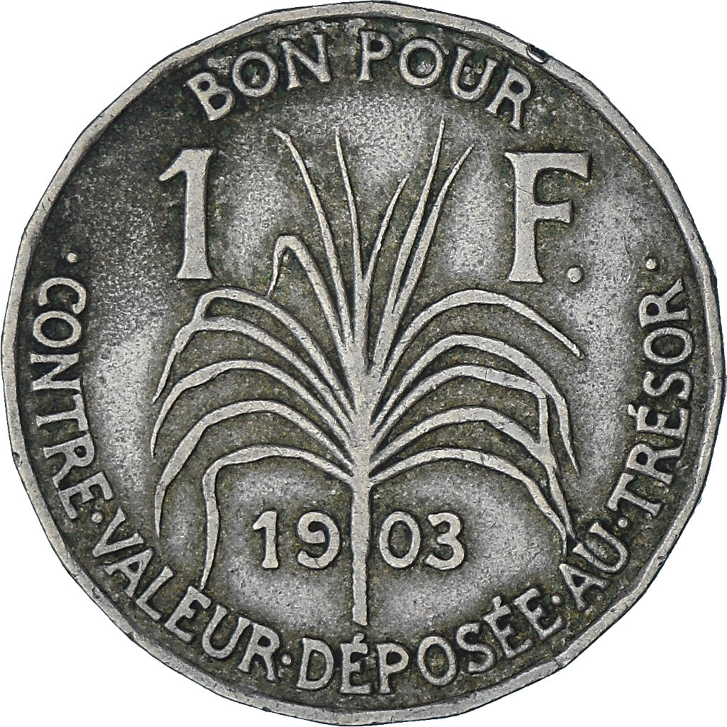 Monnaie, Guadeloupe, Franc, 1903, TTB, Cupro-nickel, KM:46