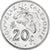 Coin, New Caledonia, 20 Francs, 1972, Paris, AU(55-58), Nickel, KM:12