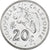 Coin, New Caledonia, 20 Francs, 1972, Paris, AU(55-58), Nickel, KM:12