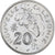 Coin, New Caledonia, 20 Francs, 1972, Paris, AU(55-58), Nickel, KM:12