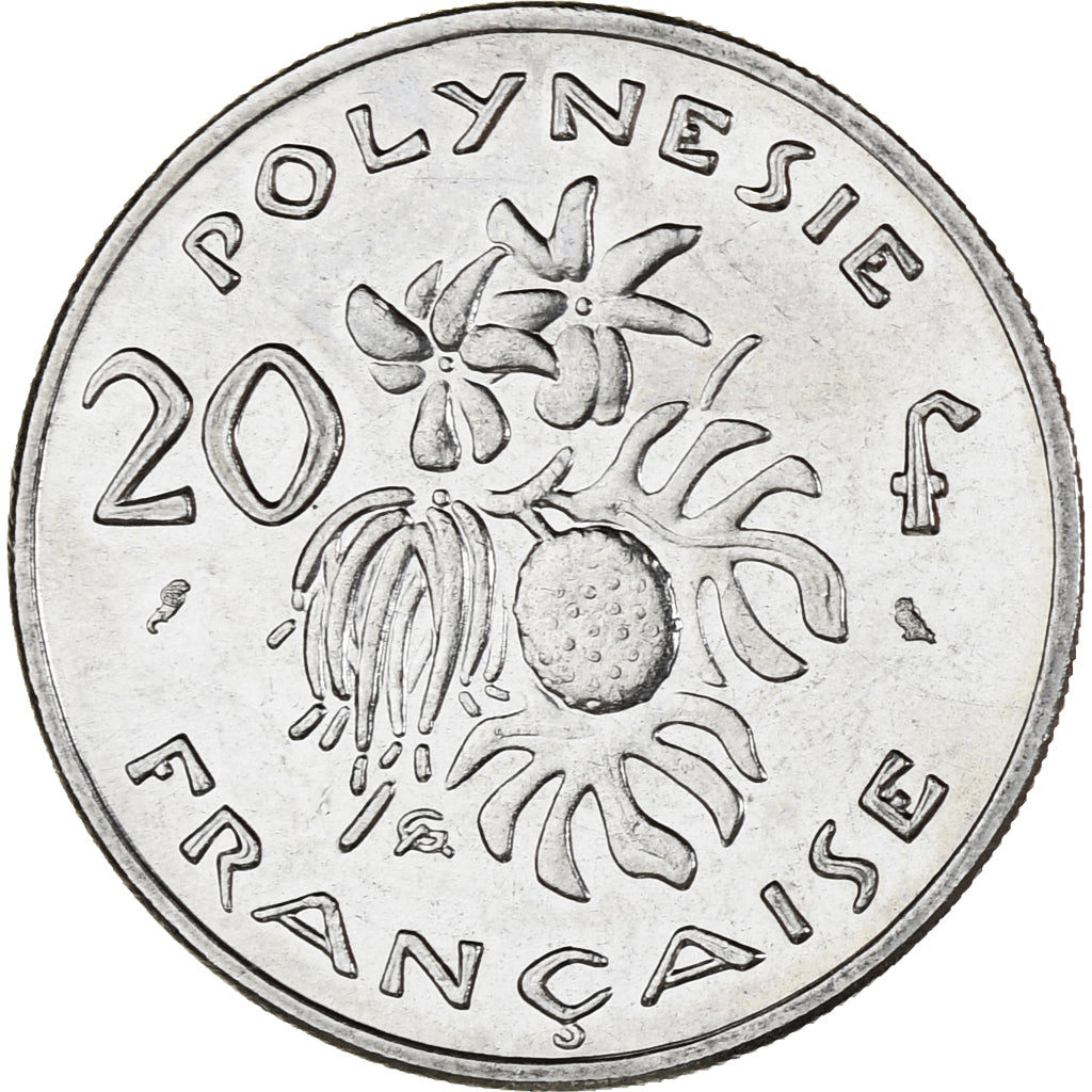 Monnaie, Polynésie française, 20 Francs, 1972, Paris, SUP, Nickel, KM:9