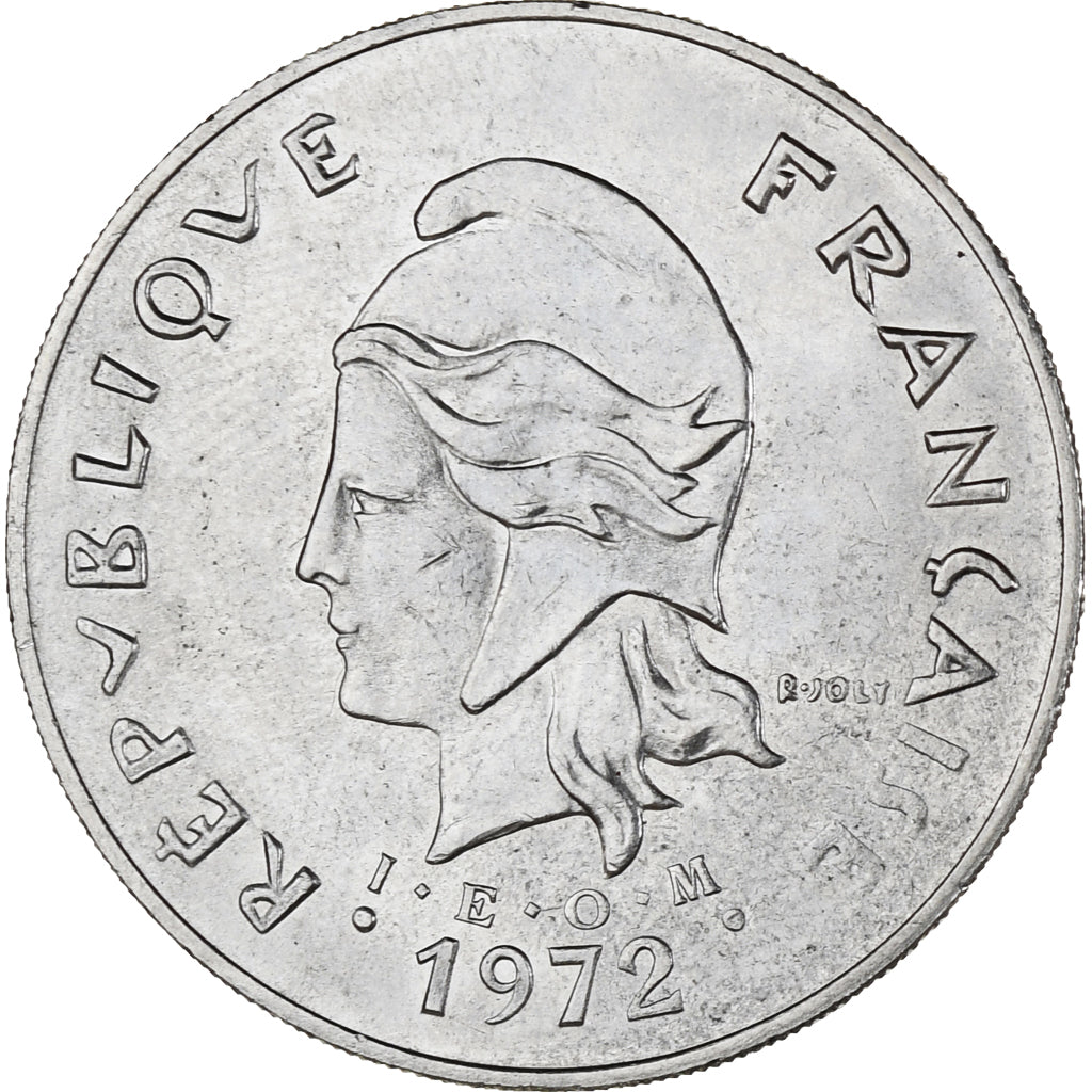 Münze, New Hebrides, 50 Francs, 1972, SS+, Nickel
