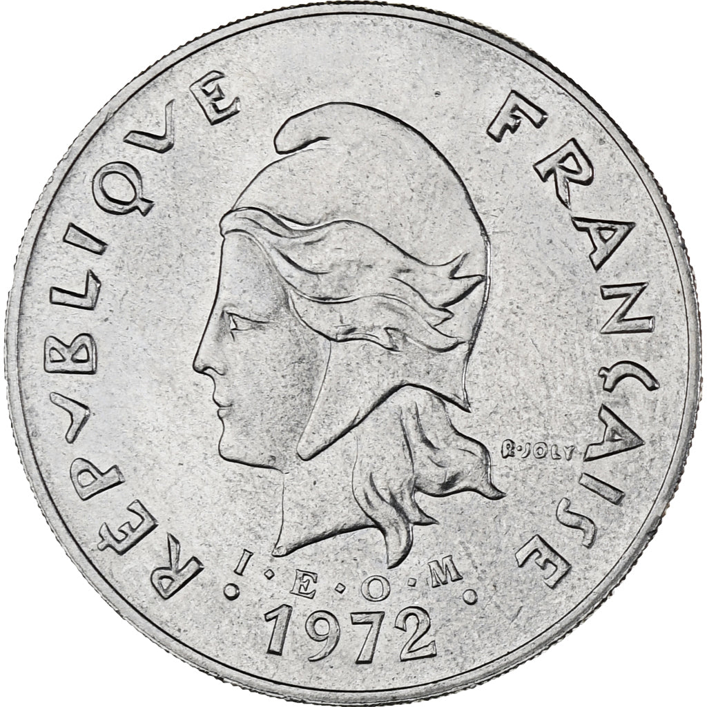 Moneta, Nuove Ebridi, 50 Francs, 1972, SPL-, Nichel