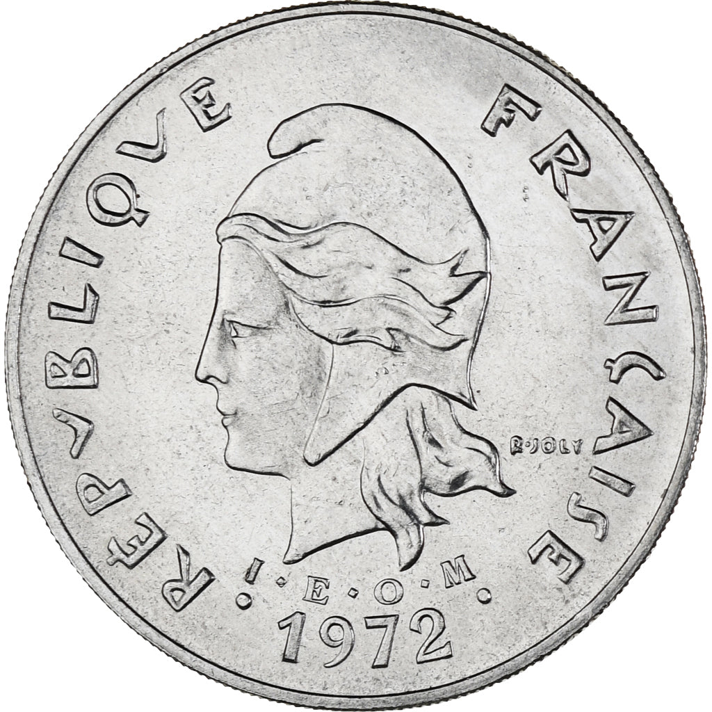 Münze, New Hebrides, 50 Francs, 1972, VZ, Nickel