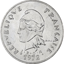 Moneta, Nuove Ebridi, 50 Francs, 1972, SPL-, Nichel