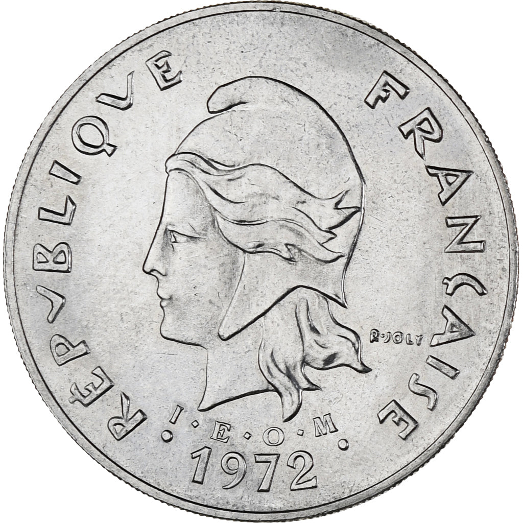 Monnaie, Condominium des Nouvelles-Hébrides, 50 Francs, 1972, SUP, Nickel