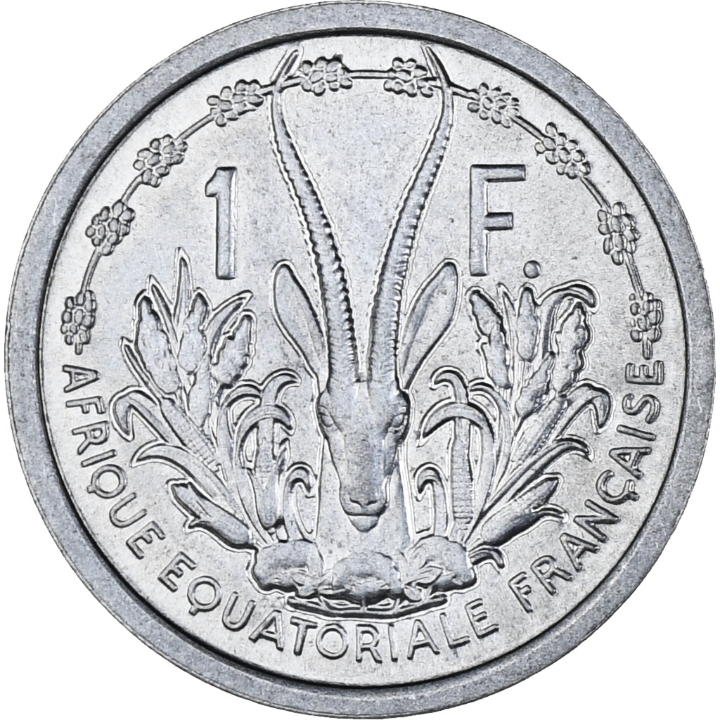 Coin, French Equatorial Africa, Franc, 1948, Paris, AU(55-58), Aluminum, KM:6