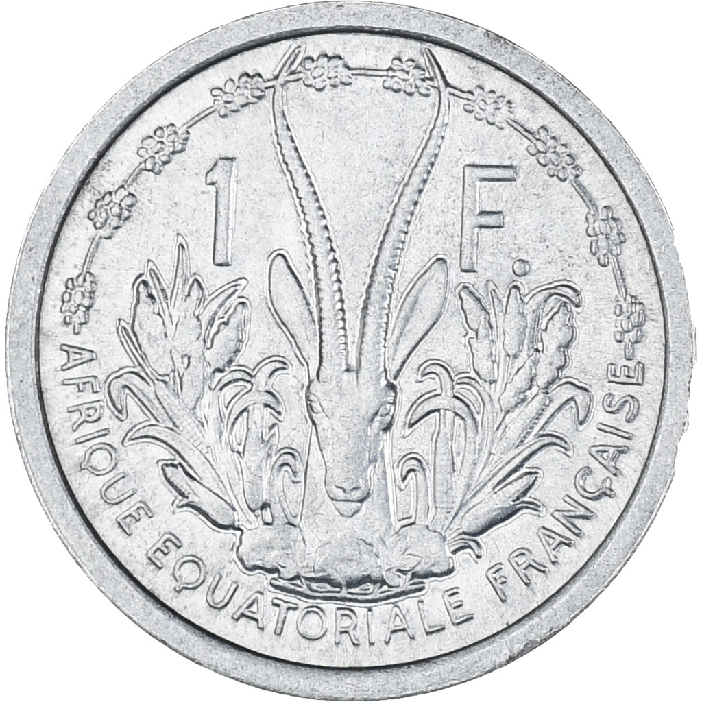 Coin, French Equatorial Africa, Franc, 1948, Paris, AU(55-58), Aluminum, KM:6