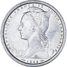 Munten, SAINT PIERRE & MIQUELON, 2 Francs, 1948, Paris, PR, Aluminium, KM:2