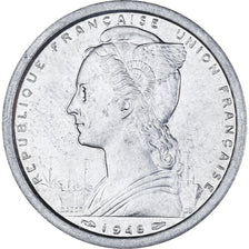 Moneta, SAINT PIERRE & MIQUELON, 2 Francs, 1948, Paris, SPL-, Alluminio, KM:2