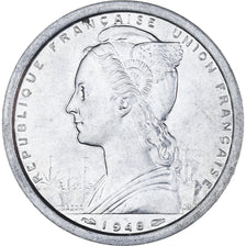 Moneta, SAINT PIERRE & MIQUELON, 2 Francs, 1948, Paris, SPL-, Alluminio, KM:2