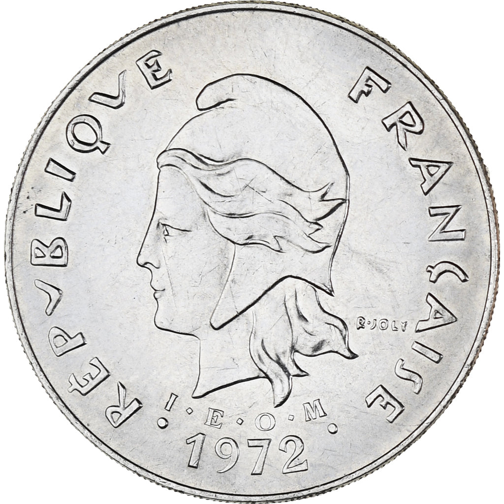 Coin, New Caledonia, 50 Francs, 1948, Paris, AU(55-58), Nickel, KM:13