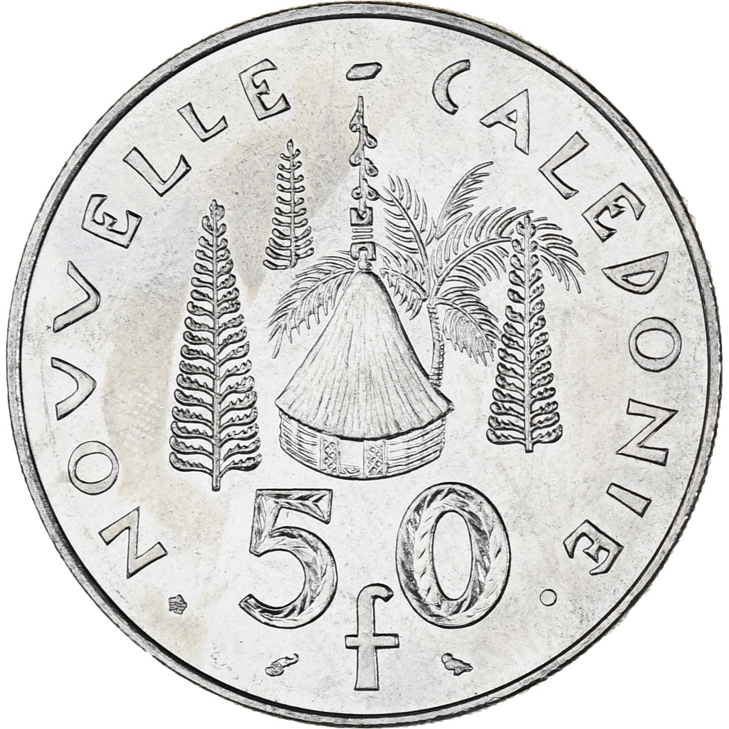 Moneta, Nuova Caledonia, 50 Francs, 1948, Paris, SPL-, Nichel, KM:13
