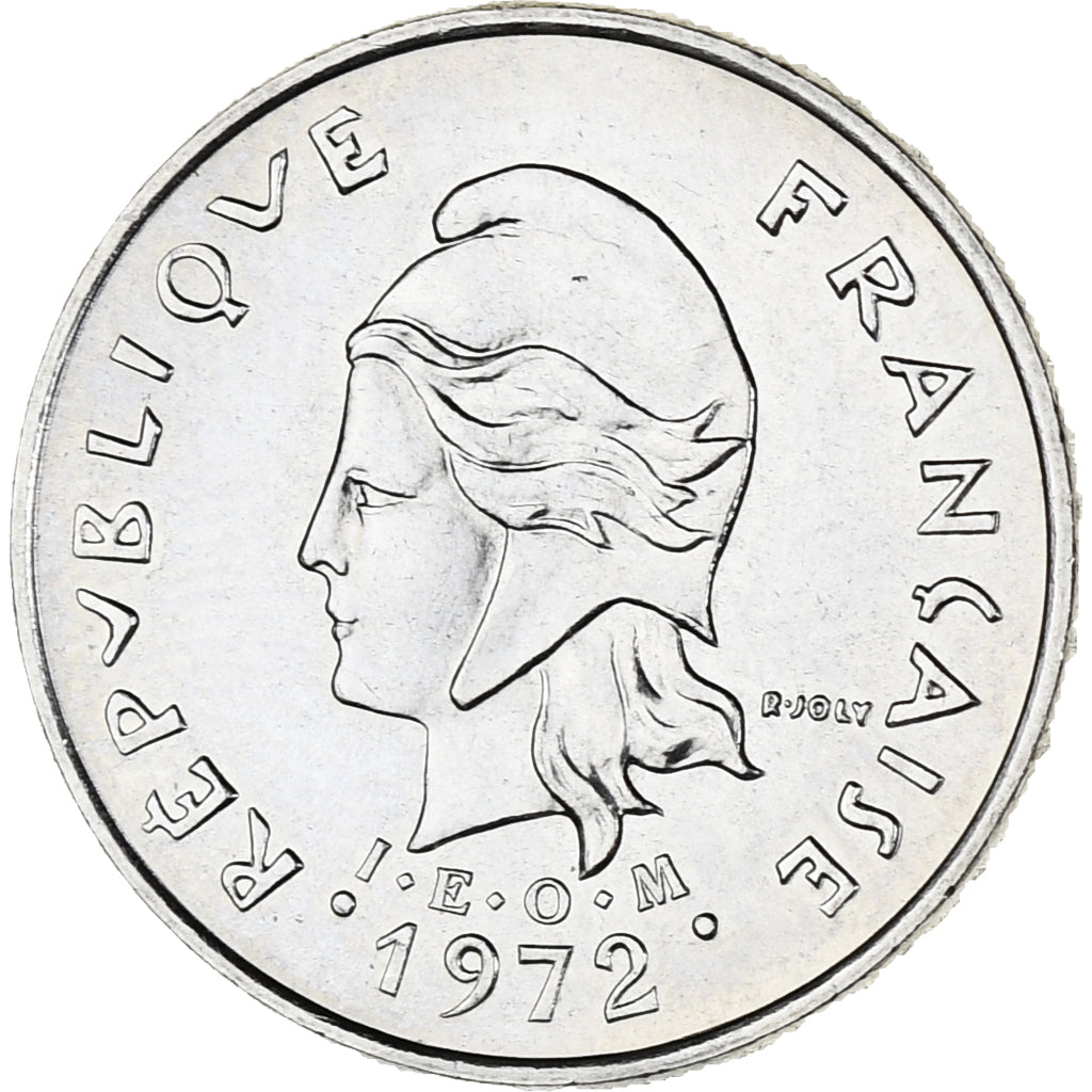 Monnaie, Nouvelle-Calédonie, 10 Francs, 1972, Paris, SUP, Nickel, KM:11