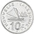 Coin, New Caledonia, 10 Francs, 1972, Paris, AU(55-58), Nickel, KM:11