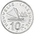 Moeda, Nova Caledónia, 10 Francs, 1972, Paris, AU(55-58), Níquel, KM:11