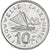 Moneta, Nowa Kaledonia, 10 Francs, 1972, Paris, AU(55-58), Nikiel, KM:11