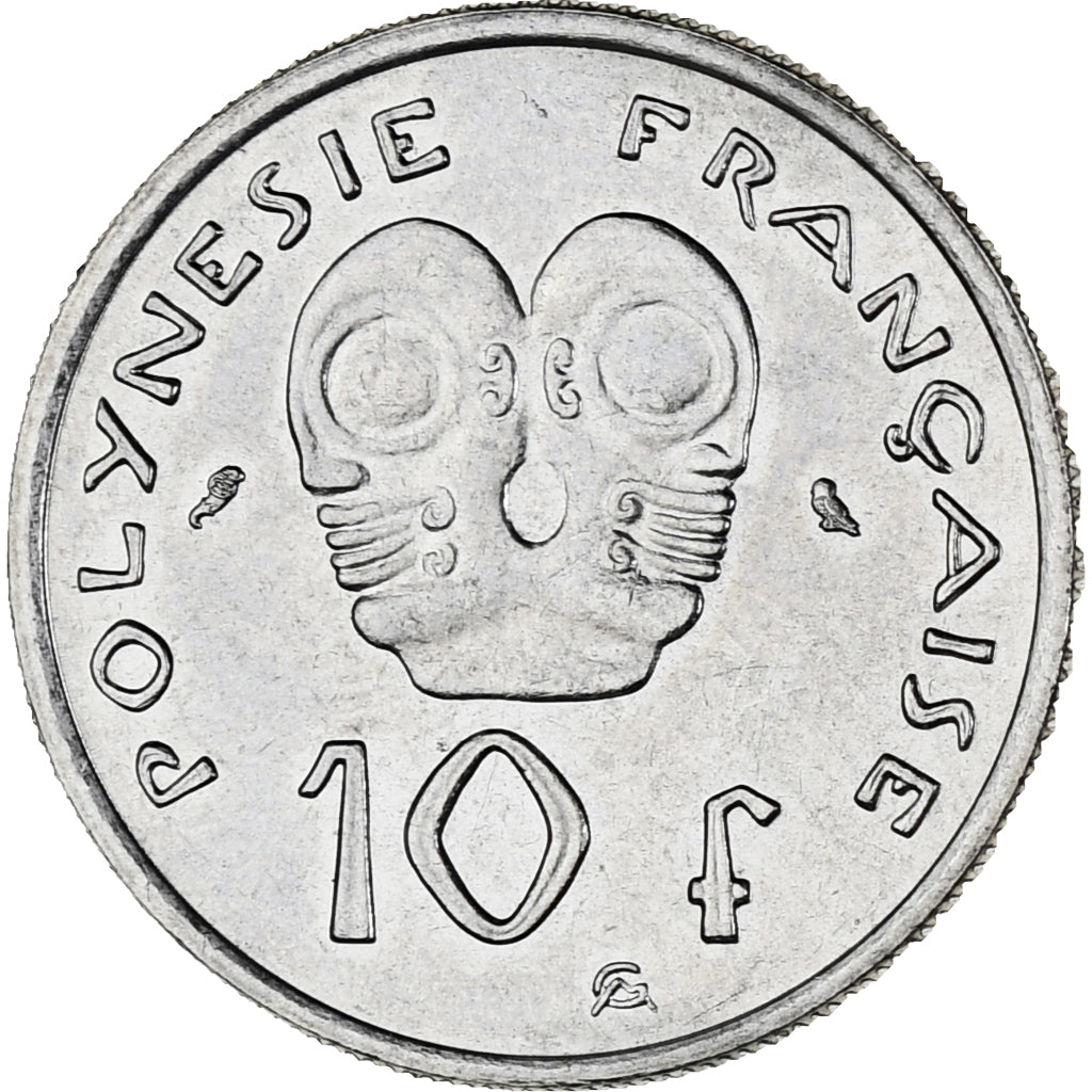 Polinesia francese, 10 Francs, 1972, Paris, SPL-, Nichel, KM:8