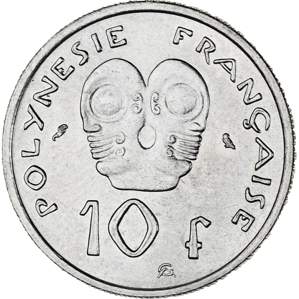 Polynésie française, 10 Francs, 1972, Paris, SUP, Nickel, KM:8