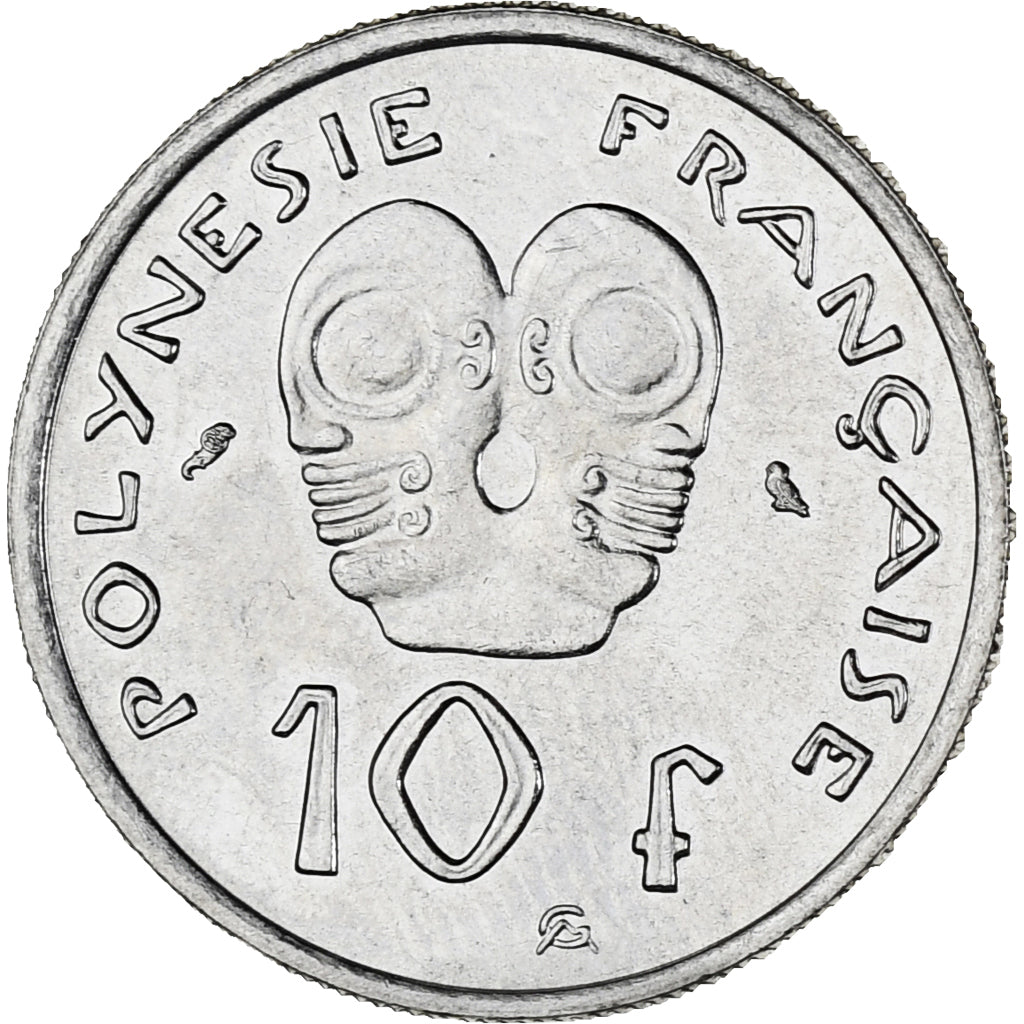 Polinesia francese, 10 Francs, 1972, Paris, SPL-, Nichel, KM:8