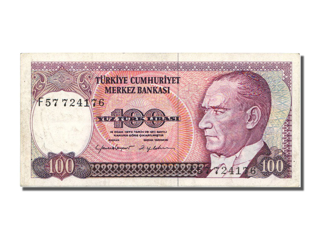 Turkey, 100 Lira, 1984, KM #194b, AU(55-58), F