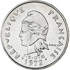 New Caledonia, 10 Francs, 1972, Paris, MS(63), Nickel, KM:11