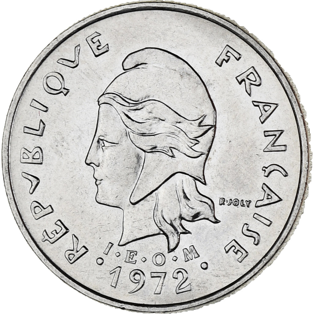 Polynésie française, 10 Francs, 1972, Paris, SPL, Nickel, KM:8