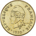 Coin, New Hebrides, 5 Francs, 1970, Paris, AU(55-58), Nickel-brass, KM:6.1