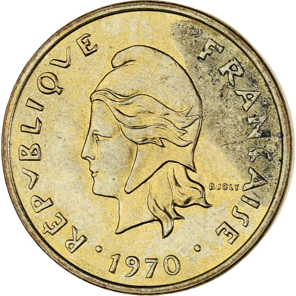 Monnaie, Condominium des Nouvelles-Hébrides, 2 Francs, 1970, Paris, TTB