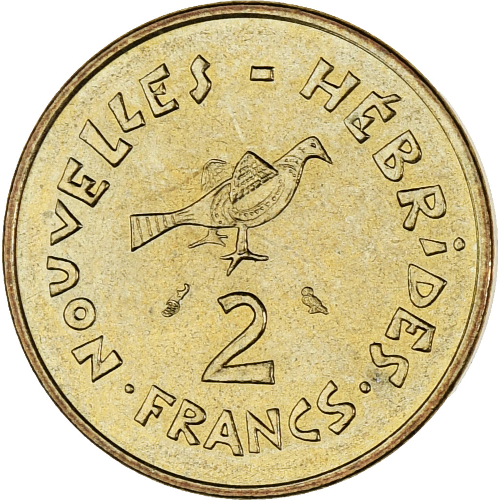 Monnaie, Condominium des Nouvelles-Hébrides, 2 Francs, 1970, Paris, TTB