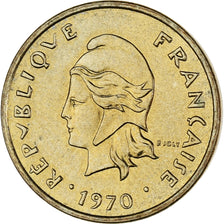 Moneta, Nuove Ebridi, 2 Francs, 1970, Paris, SPL-, Nichel-ottone, KM:5.1