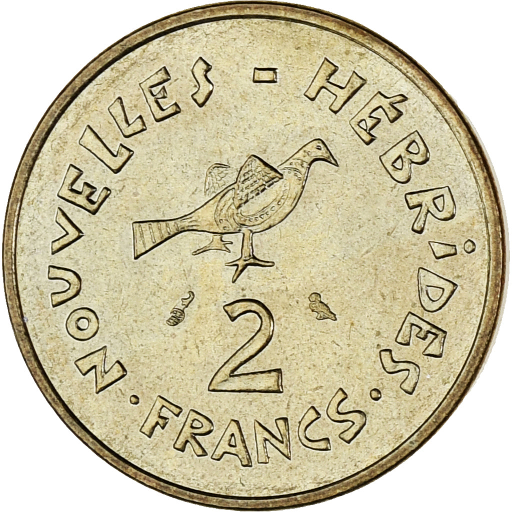 Monnaie, Condominium des Nouvelles-Hébrides, 2 Francs, 1970, Paris, SUP