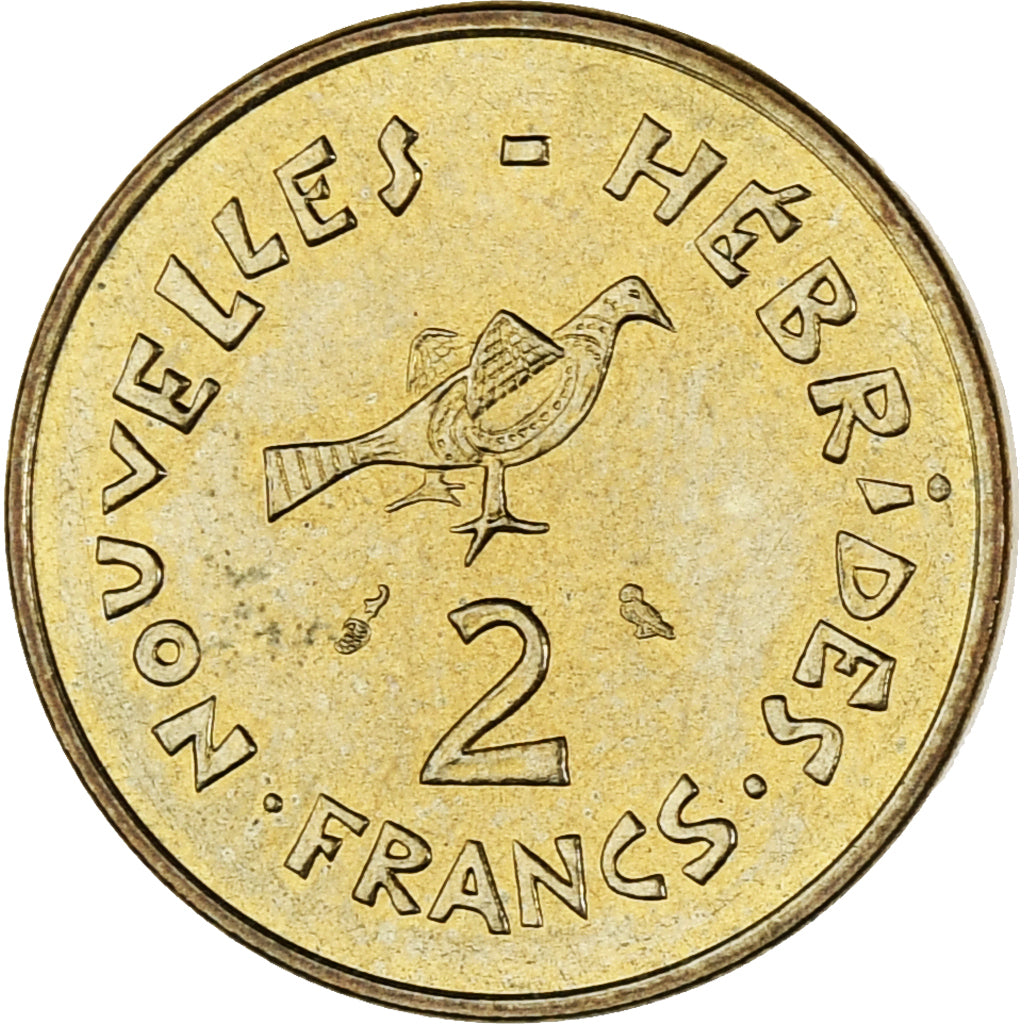 Monnaie, Condominium des Nouvelles-Hébrides, 2 Francs, 1970, Paris, SUP