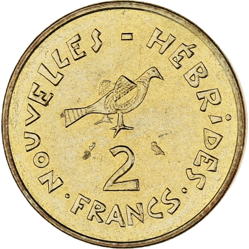 Monnaie, Condominium des Nouvelles-Hébrides, 2 Francs, 1970, Paris, TTB