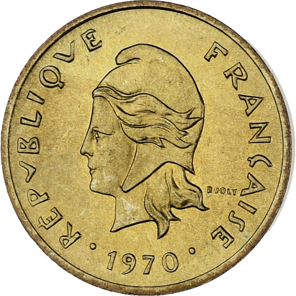 Moneta, Nuove Ebridi, Franc, 1970, Paris, SPL, Nichel-ottone, KM:4.1