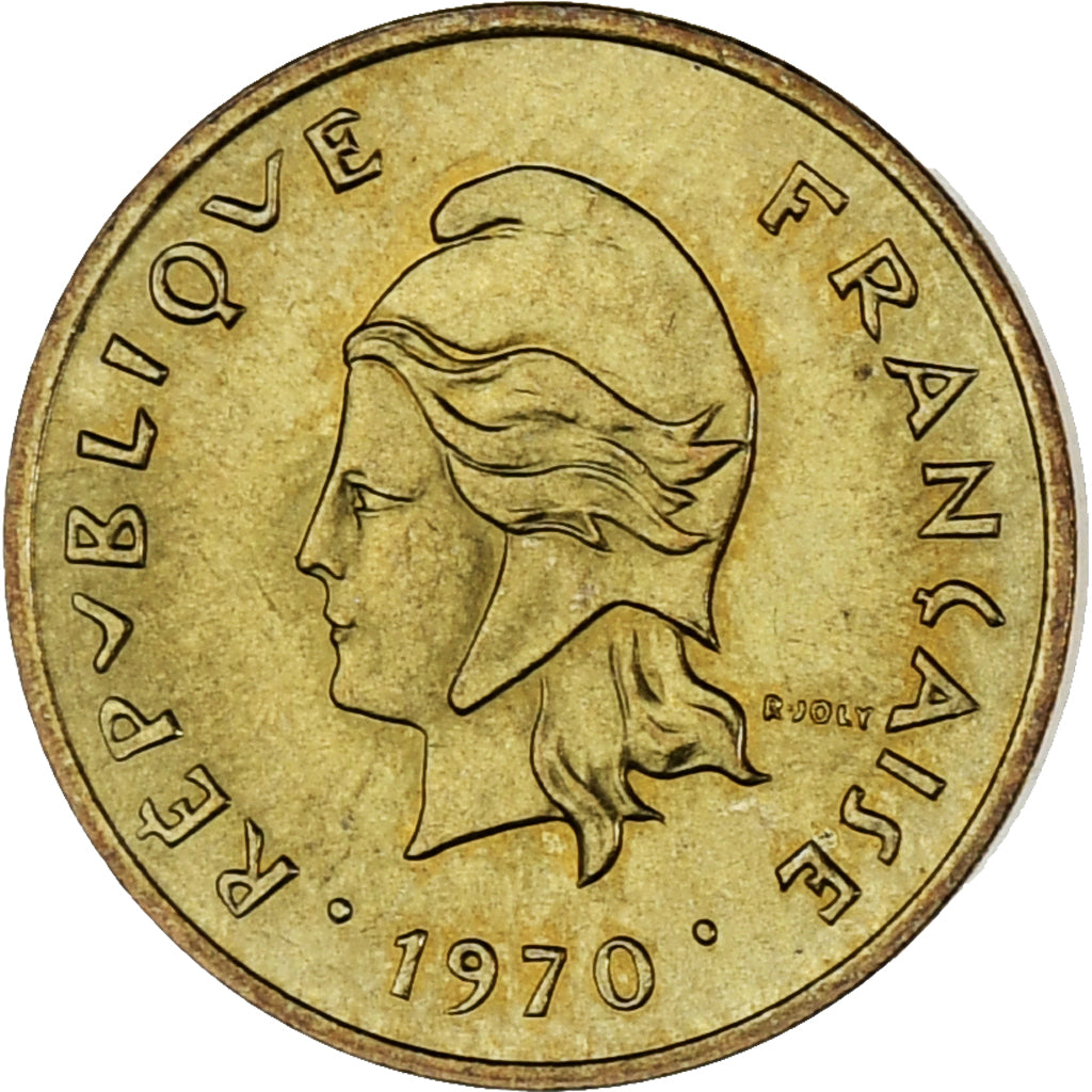 Moneta, Nuove Ebridi, Franc, 1970, Paris, SPL, Nichel-ottone, KM:4.1
