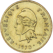 Moneta, Nuove Ebridi, Franc, 1970, Paris, SPL-, Nichel-ottone, KM:4.1