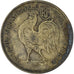 Moneta, Francia, Franc, 1942, BB, laiton