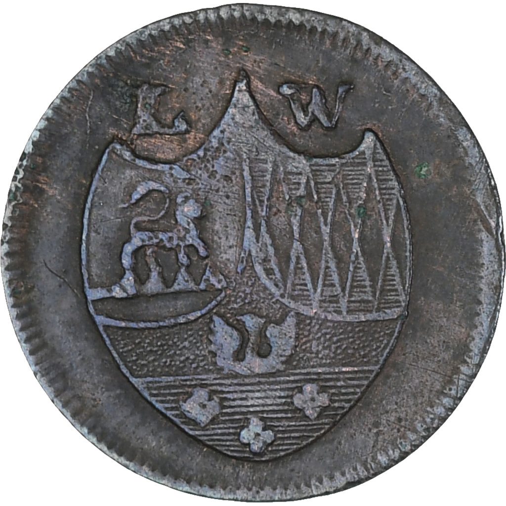 Coin, German States, LOWENSTEIN-WERTHEIM-VIRNEBURG & ROCHEFORT, Pfenning, 1804