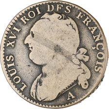 Munten, Frankrijk, 12 deniers françois, 12 Deniers, 1793, Paris, FR+, Bronzen