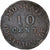 Moneta, STATI FRANCESI, ANTWERP, 10 Centimes, 1814, BB, Bronzo, KM:5.4