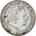 Munten, Nederland, Juliana, Gulden, 1957, ZF, Zilver, KM:184