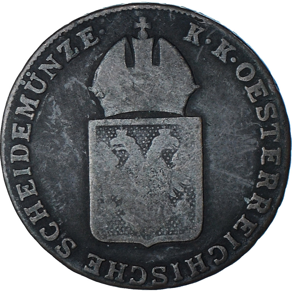 Moneta, Austria, Franz II (I), Kreuzer, 1816, MB, Rame, KM:2113