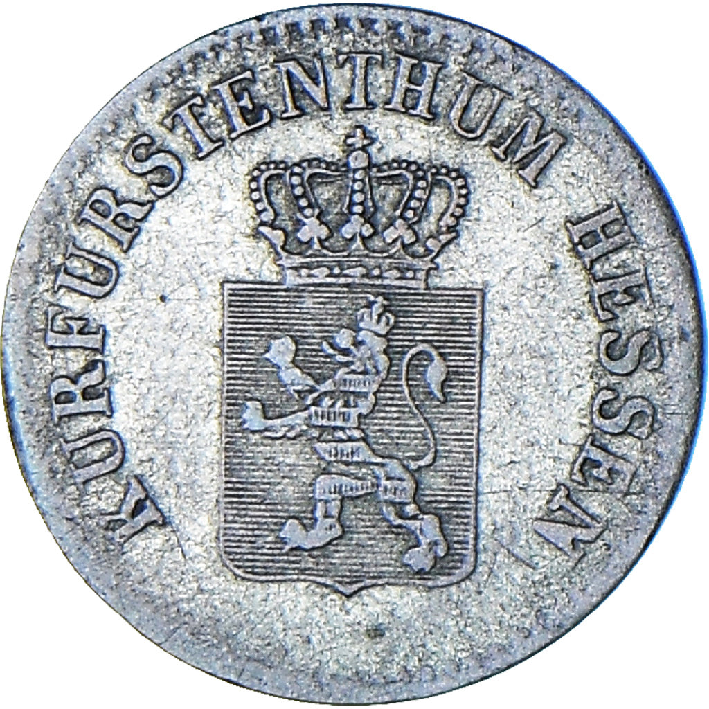 Monnaie, Etats allemands, HESSE-CASSEL, Wilhelm II and Friedrich Wilhelm, 1/2
