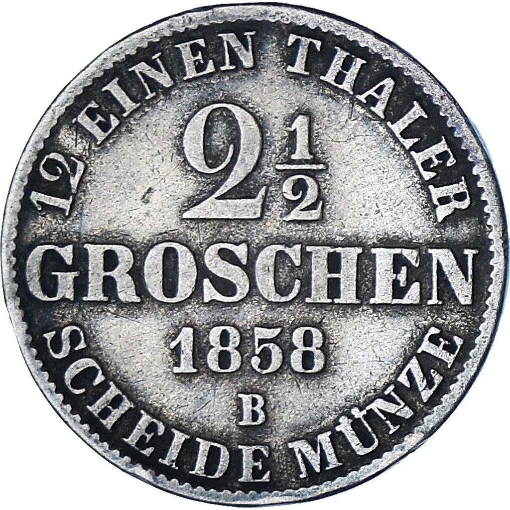 Coin, German States, OLDENBURG, Nicolaus Friedrich Peter, 2-1/2 Groschen, 1/12