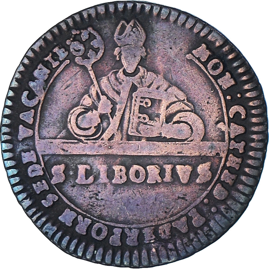 Coin, German States, PADERBORN, Sede Vacante, 6 Pfenning, 1761, M, EF(40-45)