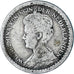 Moeda, Países Baixos, Wilhelmina I, 10 Cents, 1918, VF(30-35), Prata, KM:145