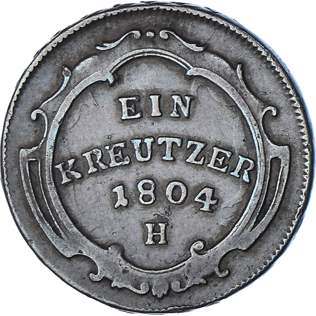 Moneda, Austria, Kreutzer, 1804, MBC, Cobre